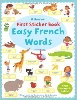 France words. First Words Sticker book. French Words. Words in French. Usborne my first 100 Words in French.