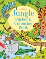 JUNGLE STICKER COLOURING BOOK