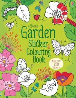 GARDEN STICKER & COLOURING BOOK