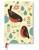 Mother Robin (Tracy Walker's Animal Friends) Mini Lined Hardcover Journal (Elastic Band Closure)
