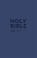 NIV Tiny Navy Soft-tone Bible with Zip