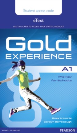 Gold Experience A1 eText Student Access Card