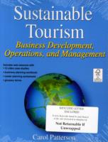 Sustainable Tourism With Web Resource : Business Development, Operations, and Management