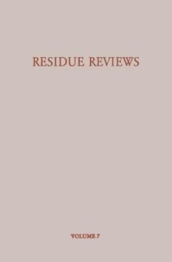 Residue Reviews/Rückstands-Berichte