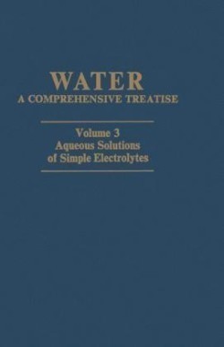 Aqueous Solutions of Simple Electrolytes