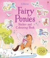 FAIRY PONIES STICKER COLOURING