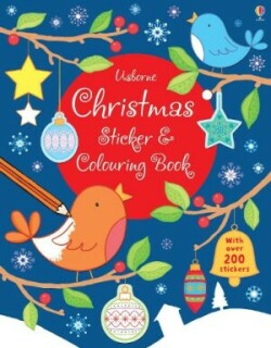 CHRISTMAS STICKER & COLOURING