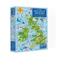 Usborne Atlas & Jigsaw Great Britain & Ireland