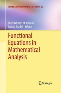Functional Equations in Mathematical Analysis