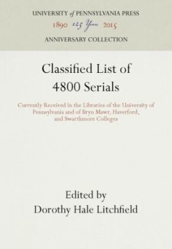 Classified List of 4800 Serials