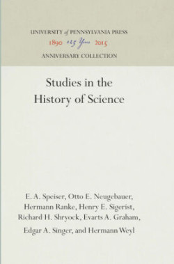 Studies in the History of Science