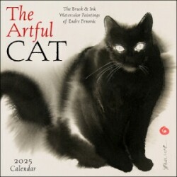 Artful Cat 2025 Wall Calendar