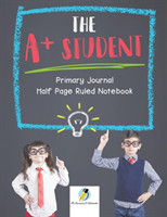 A+ Student Primary Journal Half Page Ruled Notebook