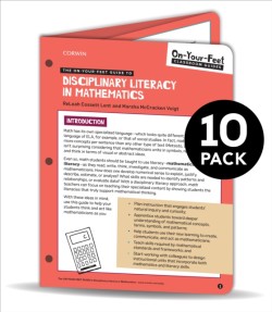 BUNDLE: Lent: The On-Your-Feet Guide to Disciplinary Literacy in Math: 10 Pack