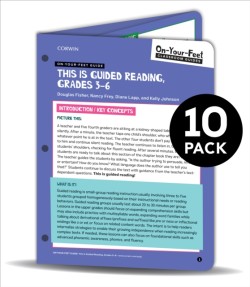 BUNDLE: Fisher: On-Your-Feet Guide: This is Guided Reading, Grades 3-5: 10 Pack