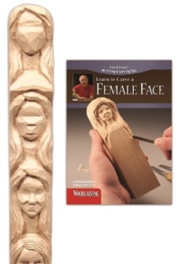 Carve a Female Face Study Stick Kit