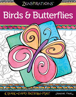 Zenspirations Coloring Book Birds & Butterflies