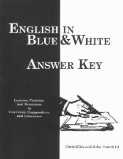 English in Blue & White