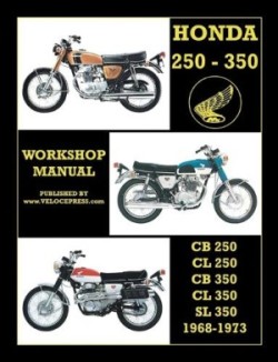 Honda Cb250, Cl250, Cb350, Cl350 & SL 350 1968 to 1973 Workshop Manual