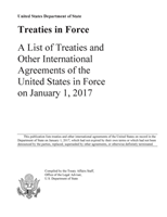 Treaties in Force 2017