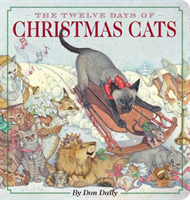 Twelve Days of Christmas Cats Oversized Padded Board Book