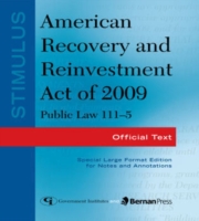 Stimulus: American Recovery and Reinvestment Act of 2009: PL 111-5