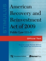 Stimulus: American Recovery and Reinvestment Act of 2009: PL 111-5