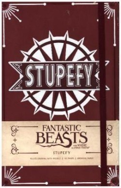 Fantastic Beasts and Where to Find Them: Stupefy Hardcover Ruled Journal