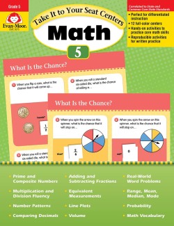 Take It to Your Seat  Math Centers, Grade 5