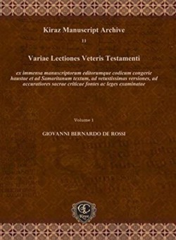 Variae Lectiones Veteris Testamenti (Vol 1)