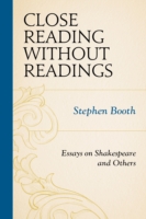Close Reading without Readings