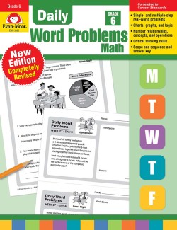 Daily Word Problems, Grade 6