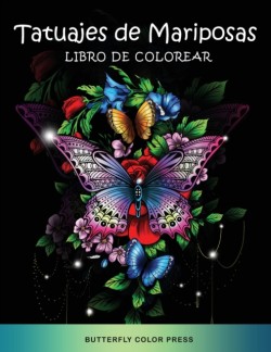 Tatuajes de Mariposas Libro de Colorear