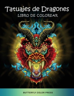 Tatuajes de Dragones Libro de Colorear