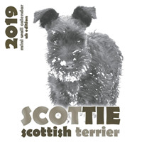 Scottie 2019 Mini Wall Calendar (UK Edition)