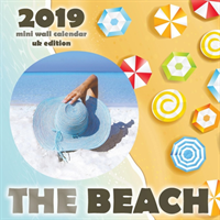 Beach 2019 Mini Wall Calendar (UK Edition)