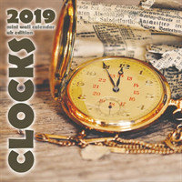 Clocks 2019 Mini Wall Calendar (UK Edition)