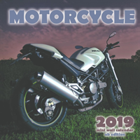 Motorcycle 2019 Mini Wall Calendar (UK Edition)