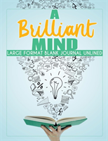 Brilliant Mind Large Format Blank Journal Unlined