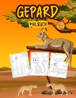 Gepard Malbuch fur Kinder