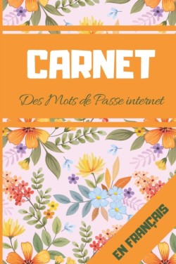 CARNET des mots de passe internet