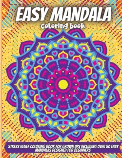 Easy Mandala Coloring Book