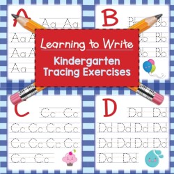 Learning to Write Kindergarten Tracing Exercises