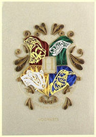 Harry Potter: Hogwarts Crest Quilled Card