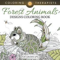 Forest Animals Designs Coloring Book For Grown Ups