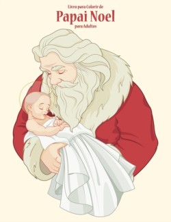 Livro para Colorir de Papai Noel para Adultos