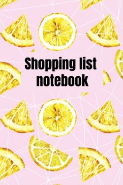 Shopping List Notebook