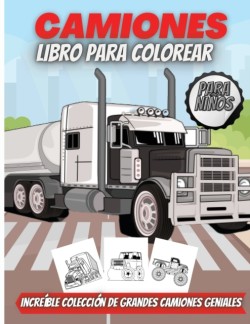 Camiones Libro Para Colorear Para ninos