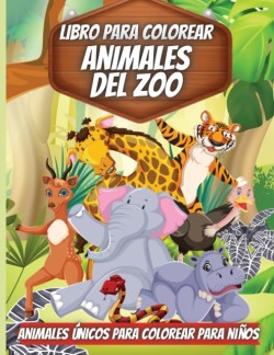 Libro Para Colorear Animales Del Zoo