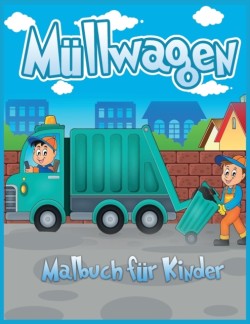 Mullwagen Malbuch fur Kinder